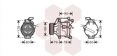 VAN WEZEL Kompressor,kliimaseade 5300K468